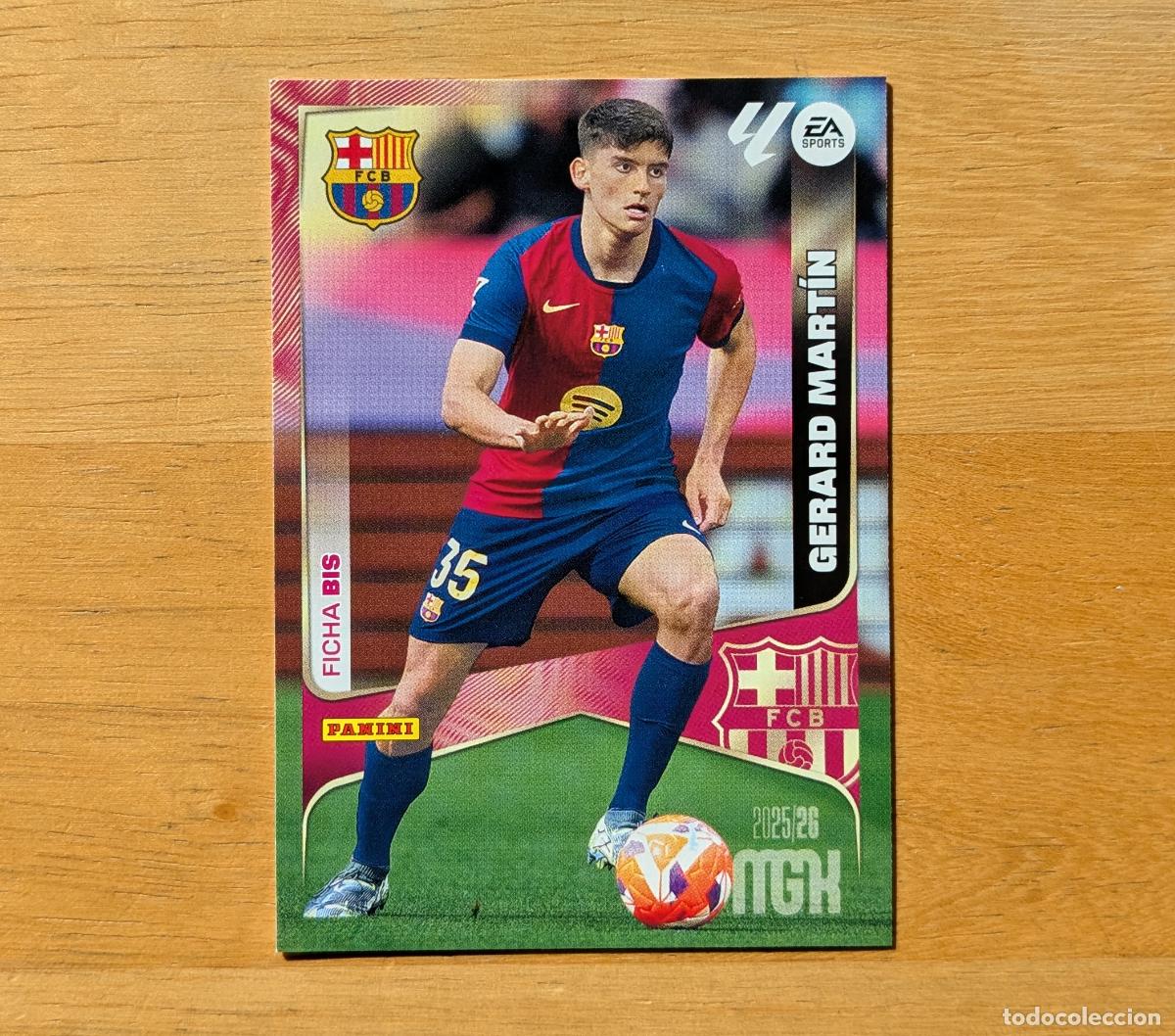 Cromos de f&uacute;tbol: MEGACRACKS 2025-2026 - GERARD MARTIN - FC BARCELONA - N&ordm; 80 BIS