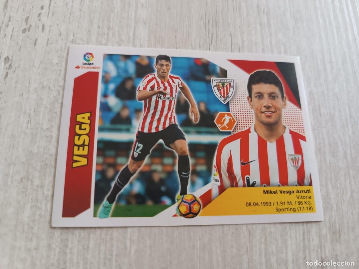 Cromos de f&uacute;tbol: VESGA FICHAJE 24 NUNCA PEGADO LIGA ESTE 2017 2018 17 18
