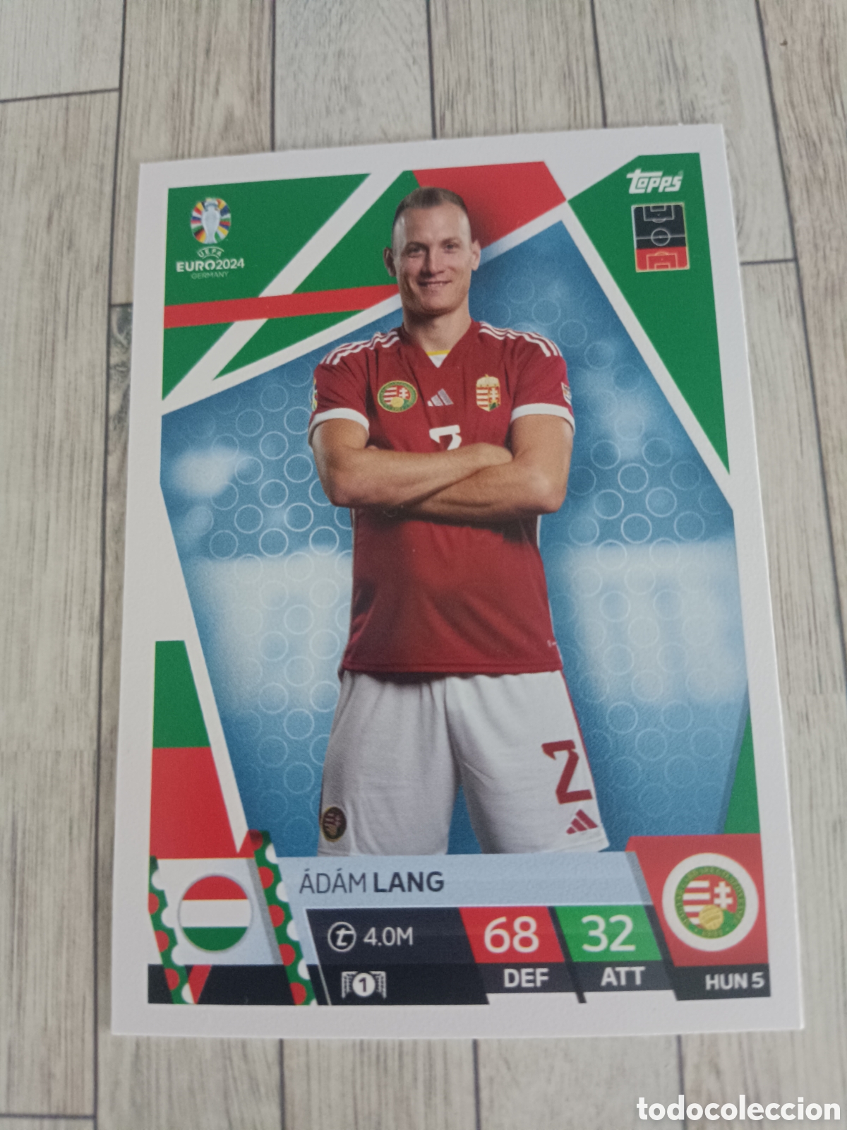 Cromos de f&uacute;tbol: HUN5 LANG HUNGRIA HUN 5 EURO MATCH ATTAX 2024 EUROCOPA 24 GERMANY TOPPS