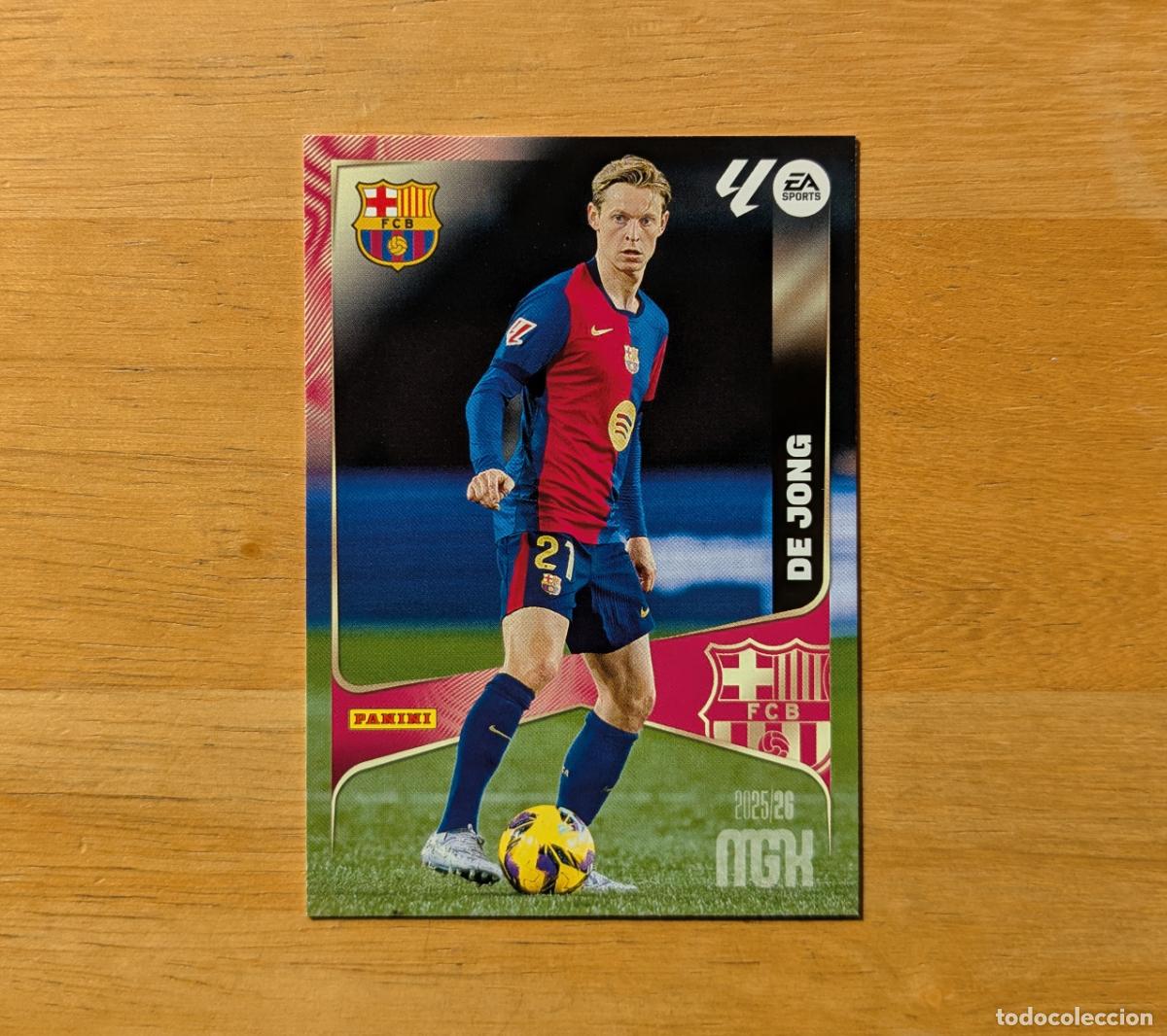 Cromos de f&uacute;tbol: MEGACRACKS 2025-2026 - DE JONG - FC BARCELONA - N&ordm; 83