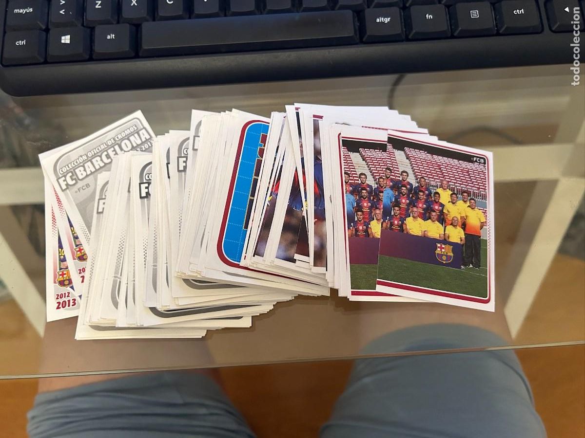 Cromos de Futebol: coleccion oficial barcelona 2012-2013 12 13 lote de 103 cromos nuevos se venden sueltos