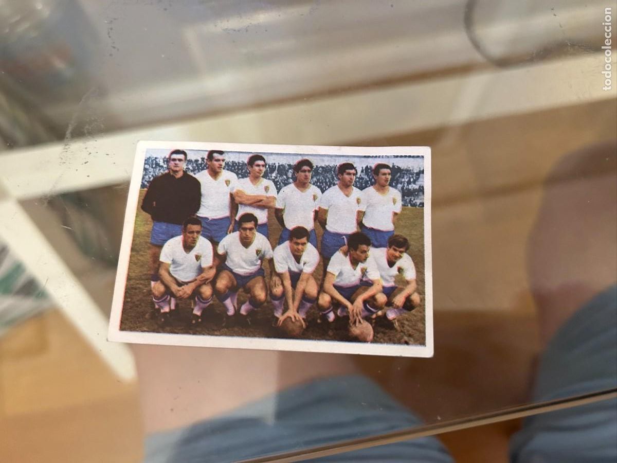 Cromos de Futebol: real zaragoza cromo 25 26 a&ntilde;os 60 copa de ferias buen estdo