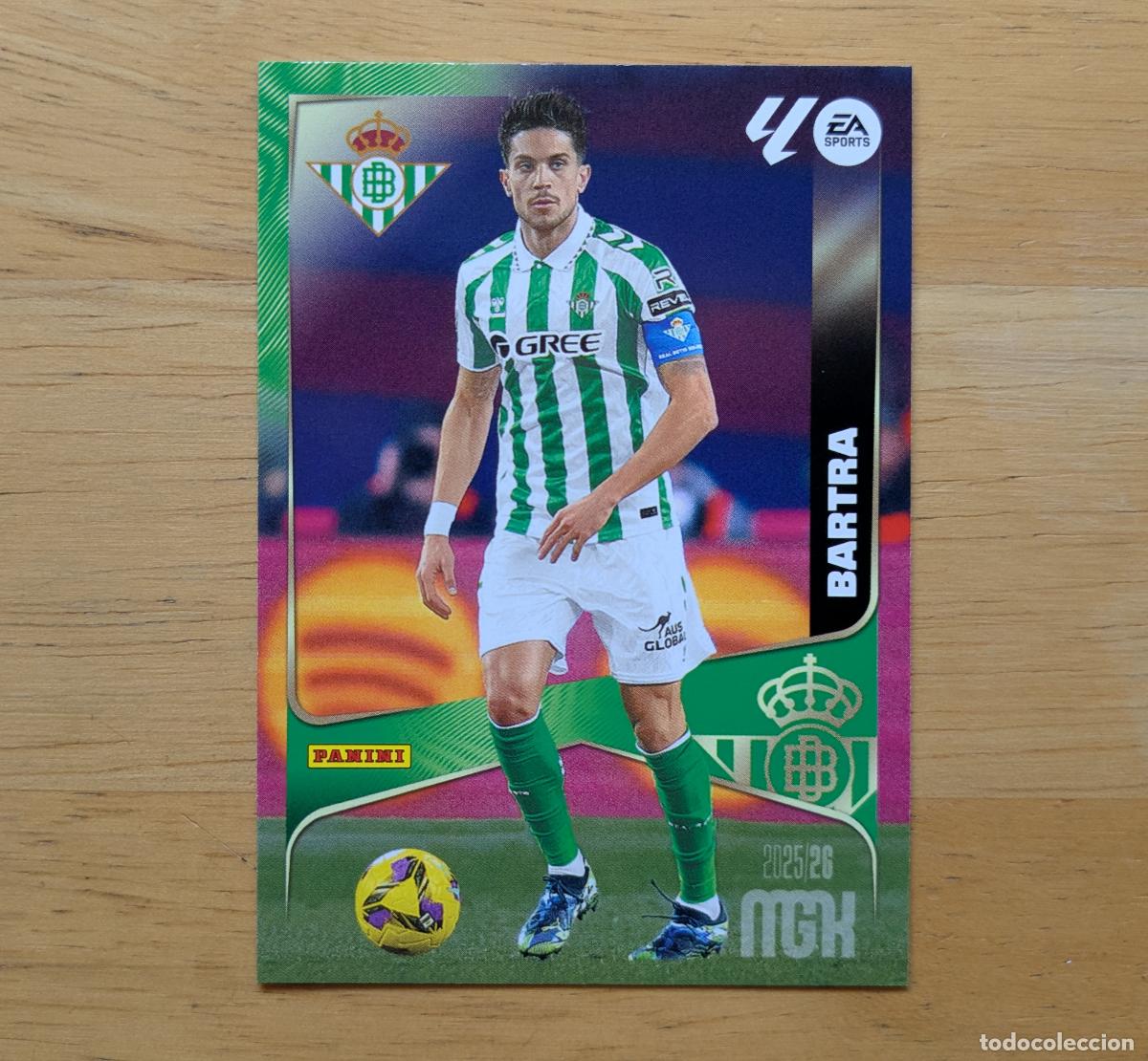 Figurine di Calcio: MEGACRACKS 2025-2026 - BARTRA - REAL BETIS - N&ordm; 95