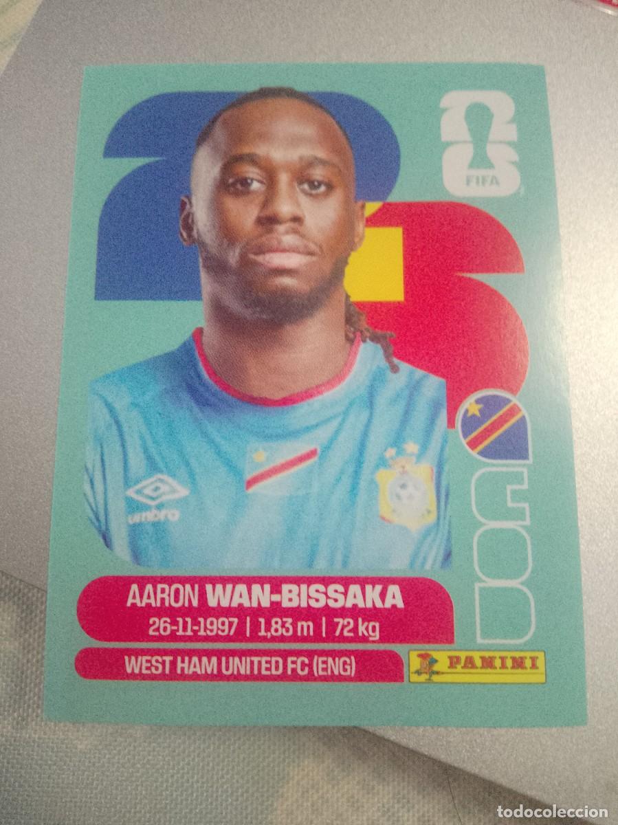 Cromos de f&uacute;tbol: AARON WAN-BISSAKA CONGO COD 3 MUNDIAL FIFA WORLD CUP 2026 26 PANINI STICKERS NUEVO