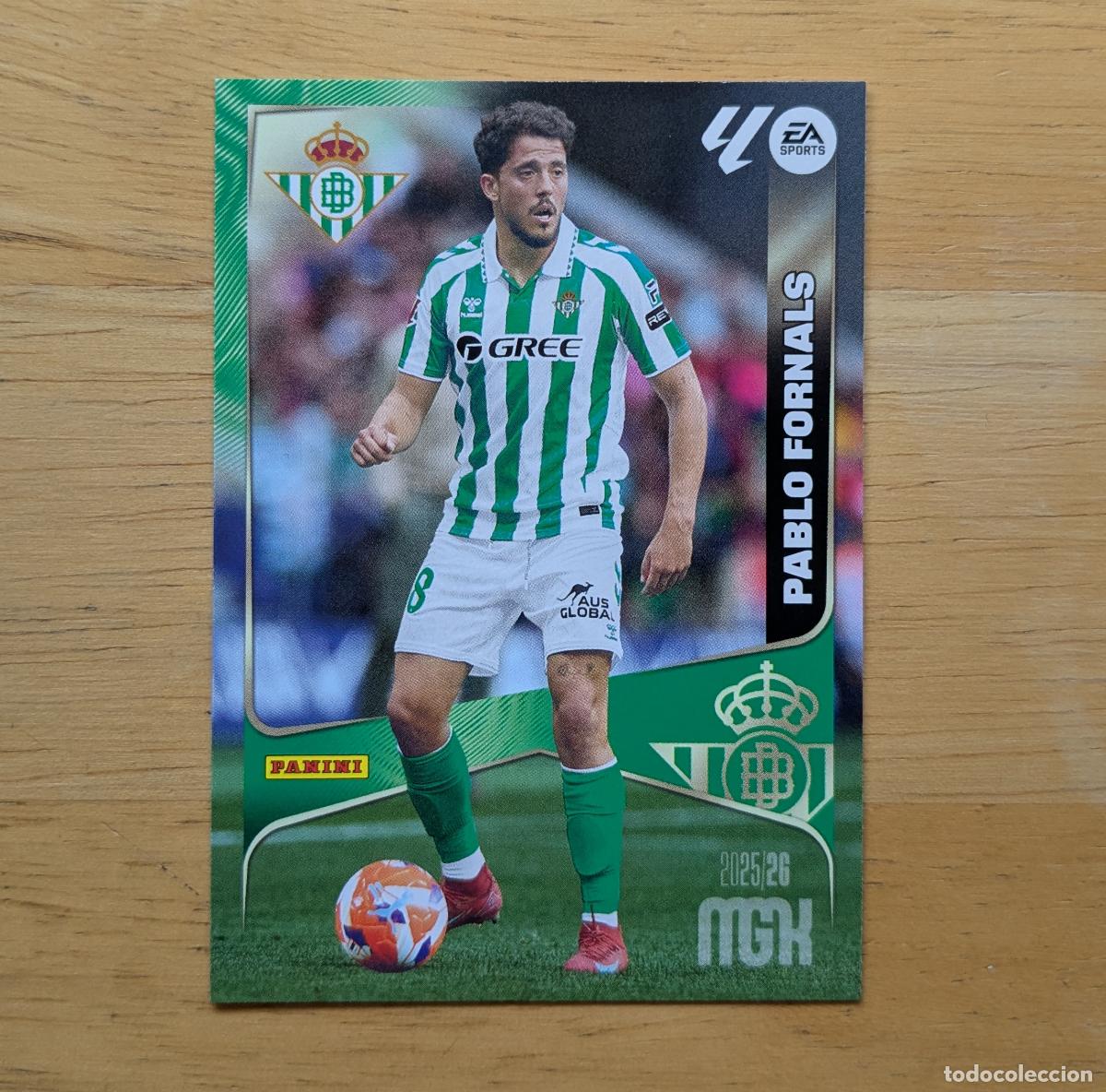 Cromos de f&uacute;tbol: MEGACRACKS 2025-2026 - PABLO FORNALS - REAL BETIS - N&ordm; 102