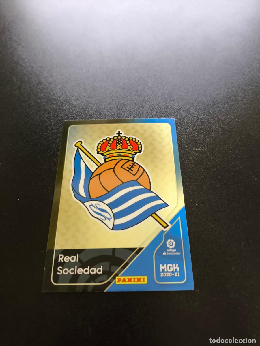 Cromos de f&uacute;tbol: 253 Escudo REAL SOCIEDAD PANINI LIGA MEGACRACKS MGK 2020 2021 20 21 NO ESTE ADRENALYN