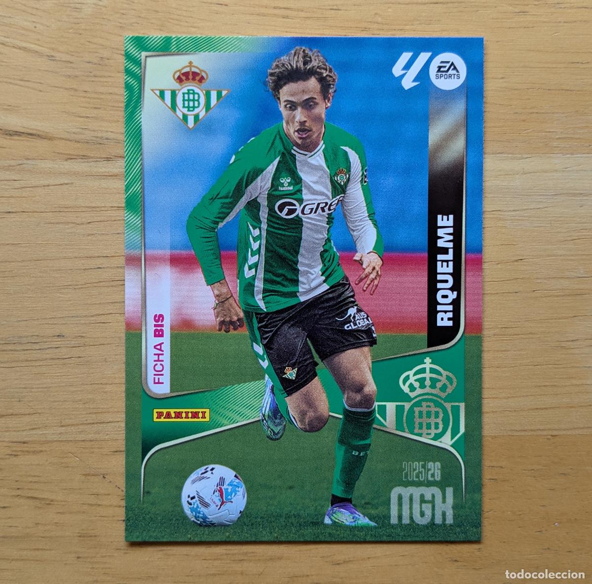Fu&szlig;ball-Sticker: MEGACRACKS 2025-2026 - RIQUELME - REAL BETIS - N&ordm; 105 BIS