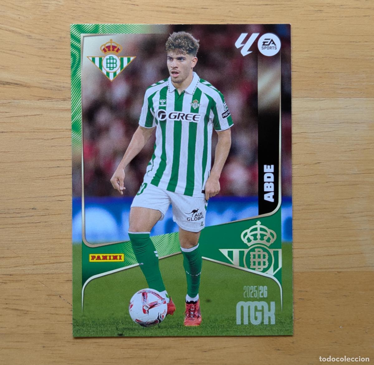 Figurine di Calcio: MEGACRACKS 2025-2026 - ABDE - REAL BETIS - N&ordm; 107