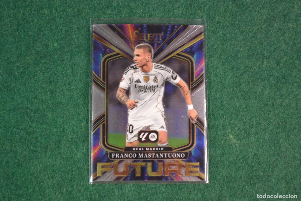 Cromos de f&uacute;tbol: PANINI SELECT LA LIGA 2025-26 - FRANCO MASTANTUONO (REAL MADRID) INSERT FUTURE