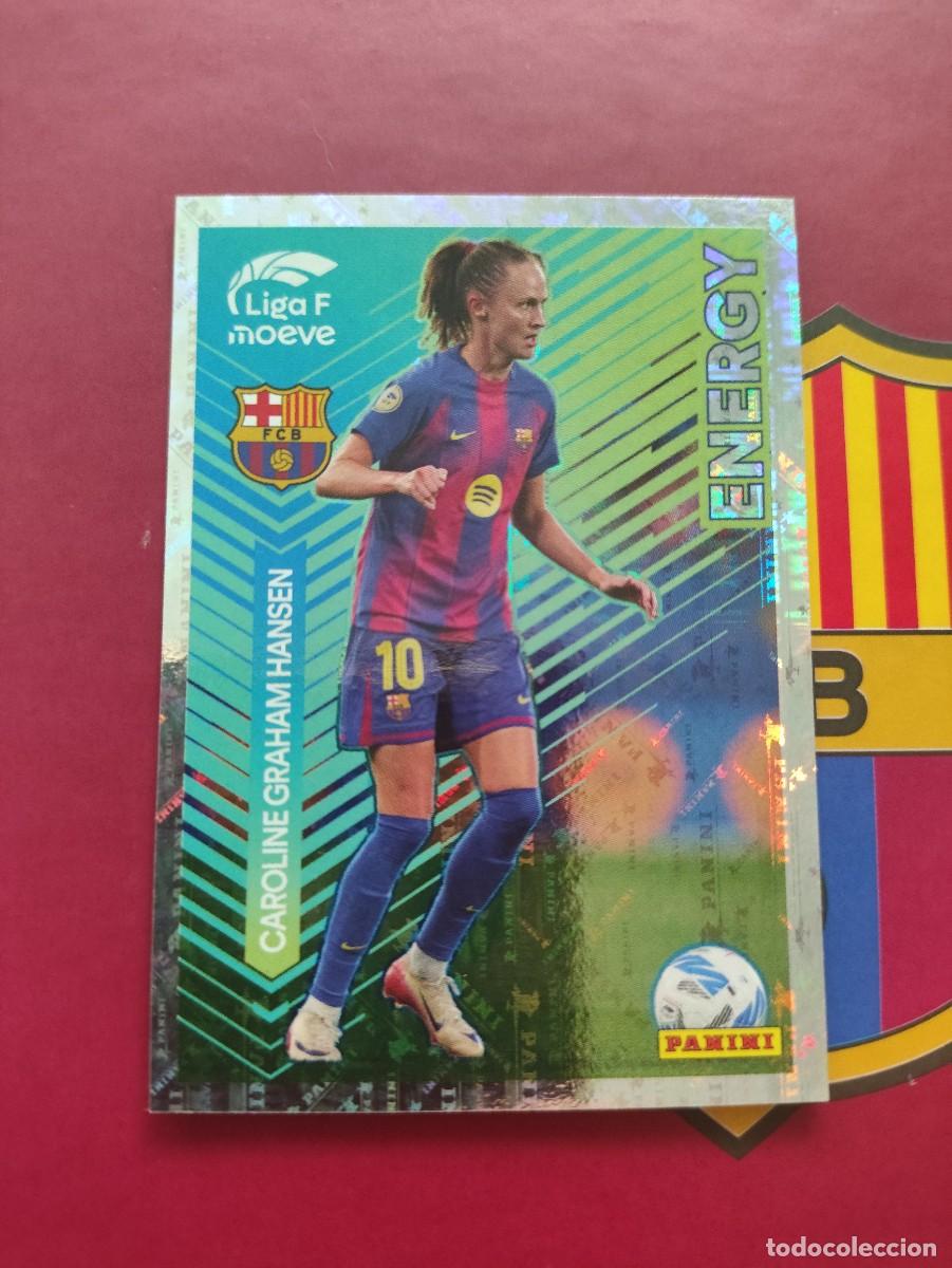 Cromos de f&uacute;tbol: 334 Caroline Graham Hansen Energy Barcelona Liga F 2025-26