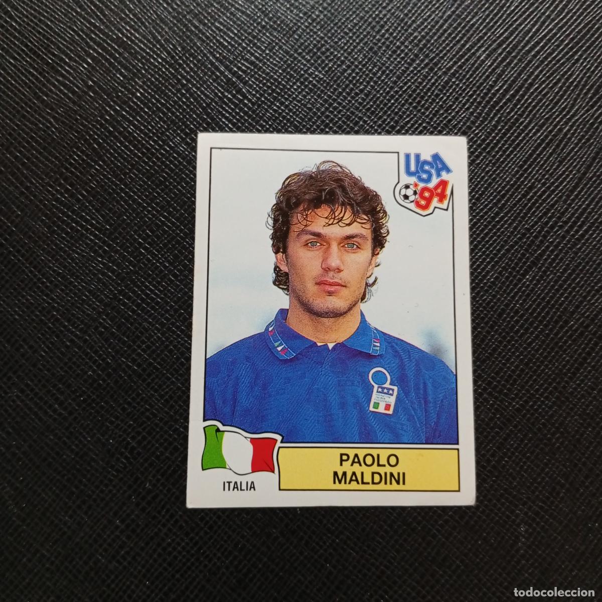 Cromos de f&uacute;tbol: 307 PAOLO MALDINI ITALIA PANINI MUNDIAL USA 94 CROMO FUTBOL 94 - SIN PEGAR - A57 PG145