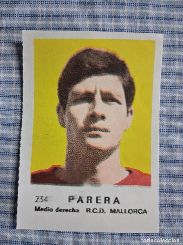 Cromos de f&uacute;tbol: Cromo de F&uacute;tbol Frutos secos Churruca Temporada 1967/1968. Parera. R.C.D. Mallorca. N&ordm; 234. Sin uso.