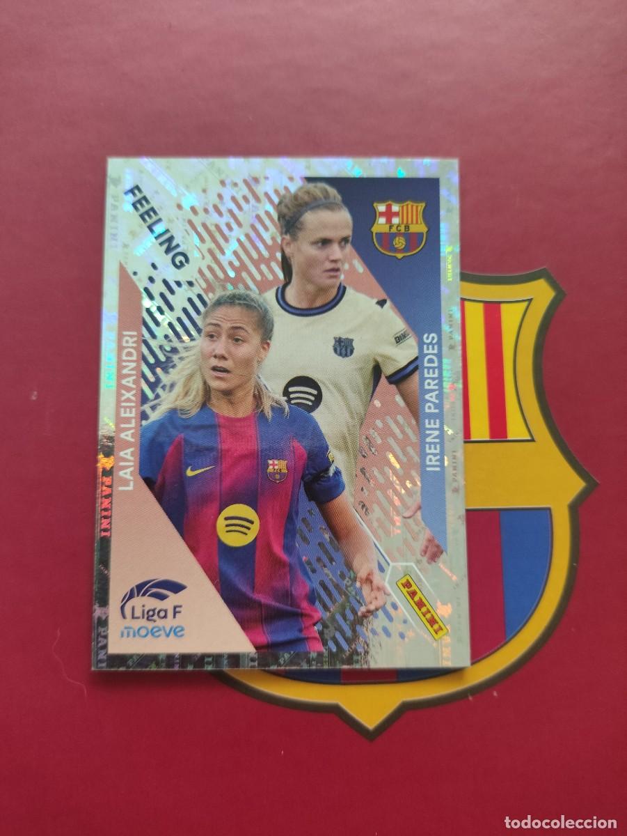 Cromos de f&uacute;tbol: 367 Laia Aleixandri Irene Paredes Feeling Barcelona Liga F 2025-26