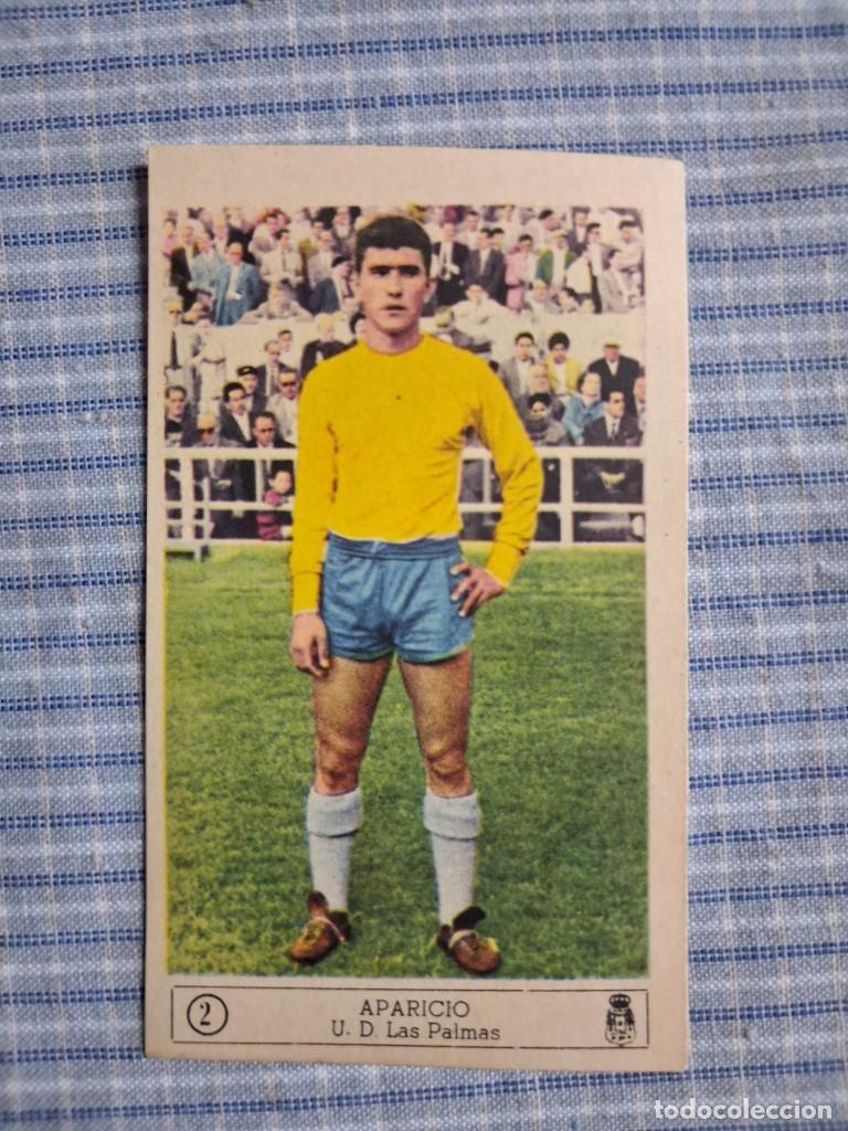 Figurine di Calcio: Cromo Liga 1959 1960. Aparicio. U. D. Las Palmas. N&ordm; 2. Editorial Ferca. Sin uso. Ver imagen
