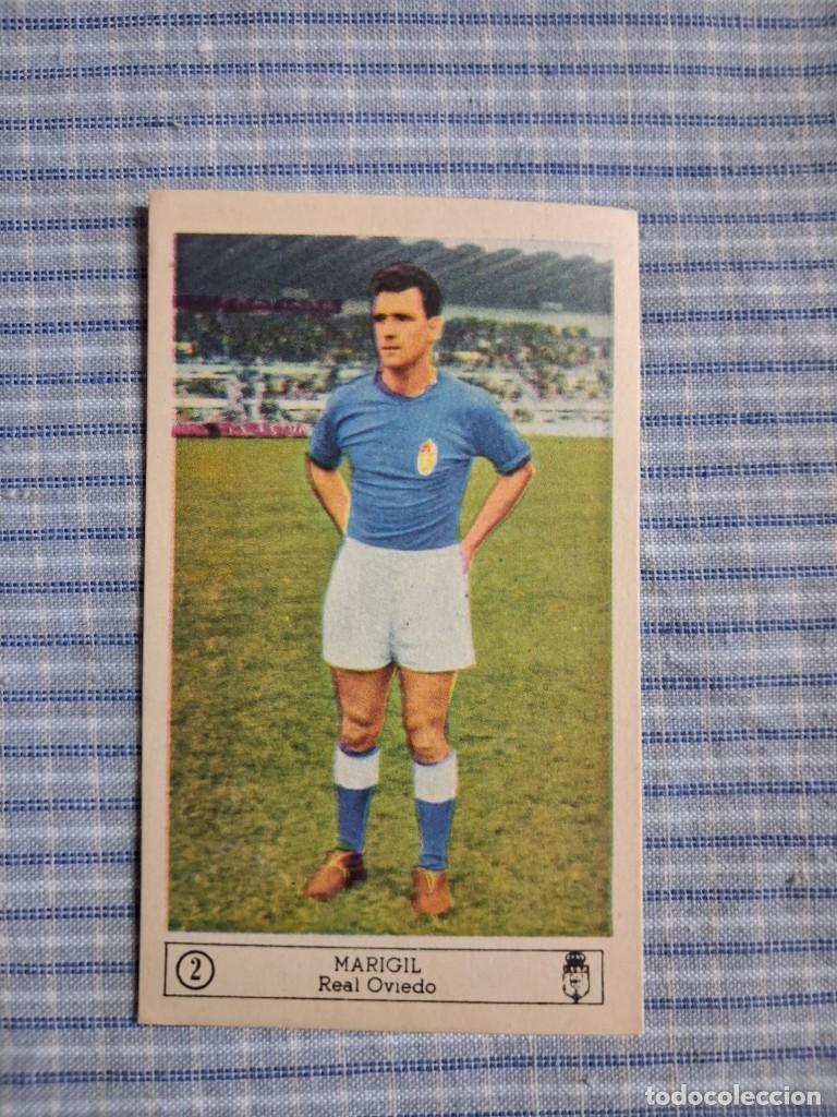 Figurine di Calcio: Cromo Liga 1959 1960. Marigil. Real Oviedo. N&ordm; 2. Editorial Ferca. Sin uso. Ver imagen