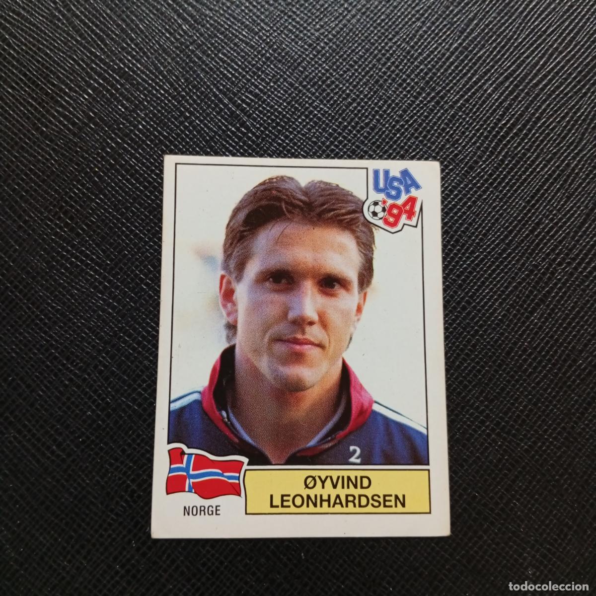 Cromos de f&uacute;tbol: 349 OYVIND LEONHARDSEN NORUEGA PANINI MUNDIAL USA 94 CROMO FUTBOL 1994 - SIN PEGAR - A57 PG235