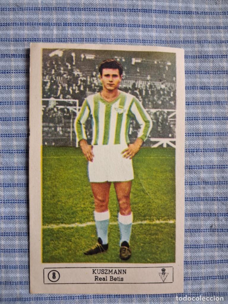 Cromos de f&uacute;tbol: Cromo Liga 1959 1960. Kuszmann. Real Betis. N&ordm; 8. Editorial Ferca. Sin uso. Ver imagen