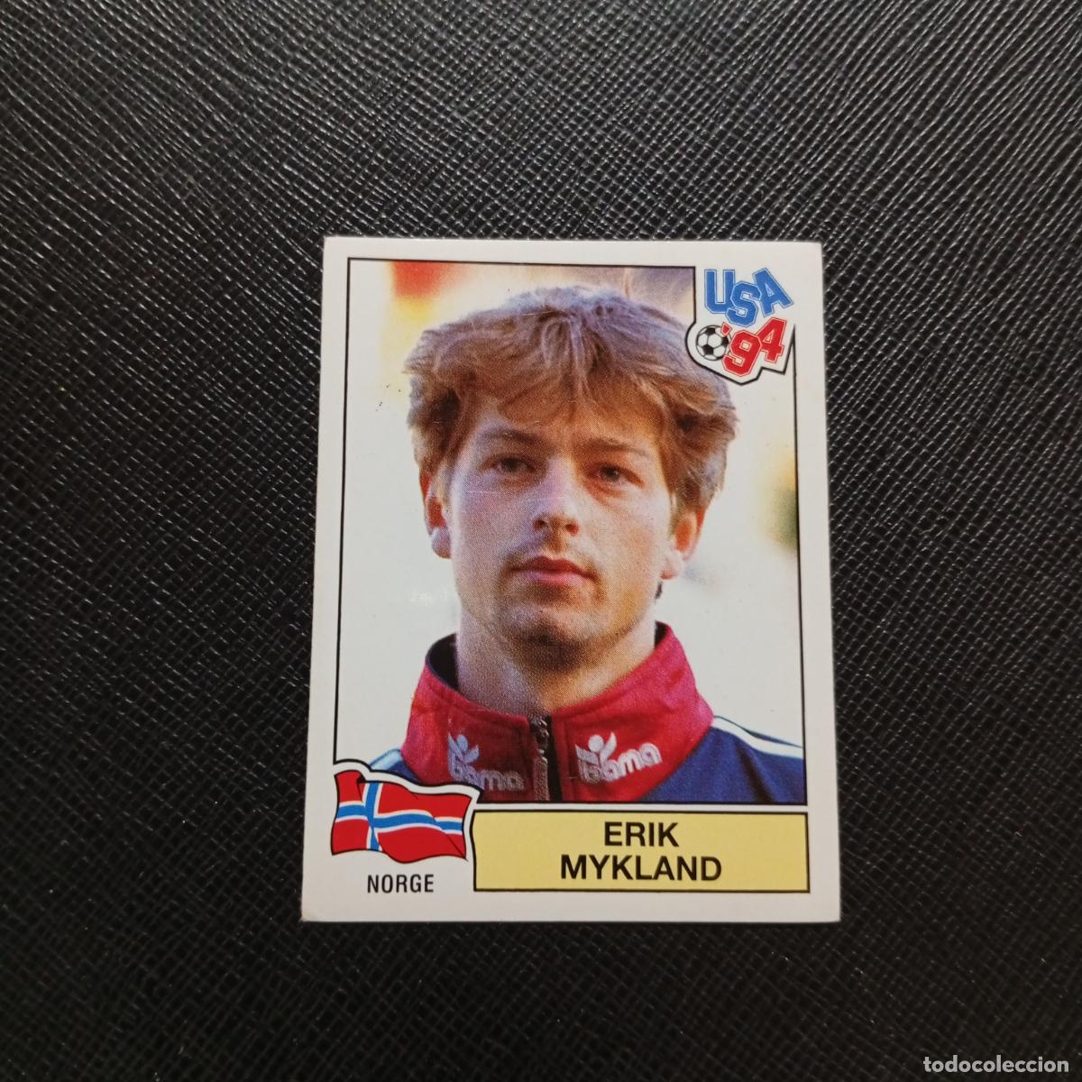 Cromos de f&uacute;tbol: 350 ERIK MYKLAND NORUEGA PANINI MUNDIAL USA 94 CROMO FUTBOL 1994 - SIN PEGAR - A57 PG235