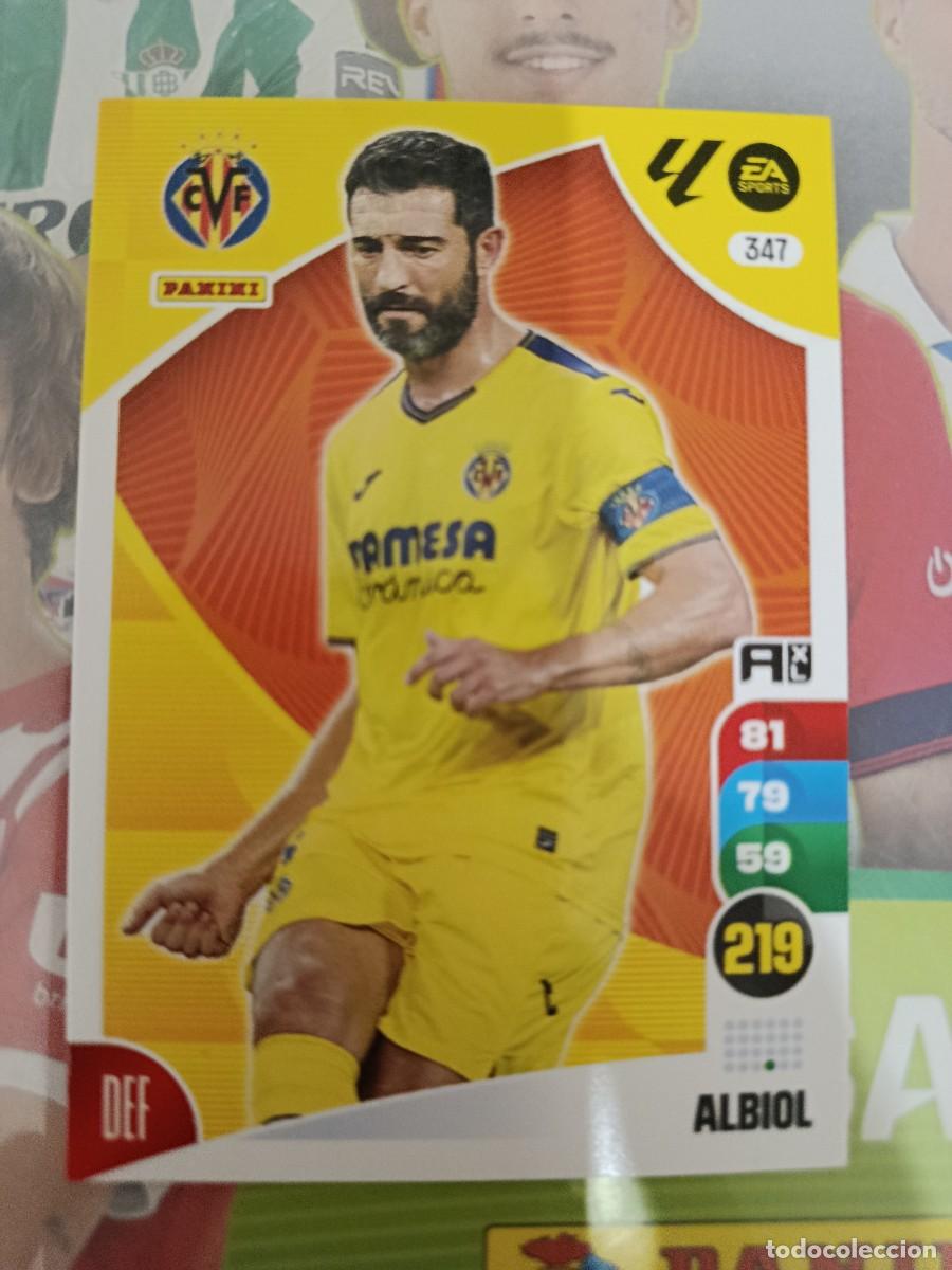 Cromos de f&uacute;tbol: Adrenalyn 24/25. 347- Albiol. Villarreal.