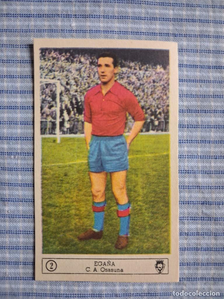 Cromos de f&uacute;tbol: Cromo Liga 1959 1960. Ega&ntilde;a. C.A. Osasuna. N&ordm; 2. Editorial Ferca. Sin uso. Ver imagen