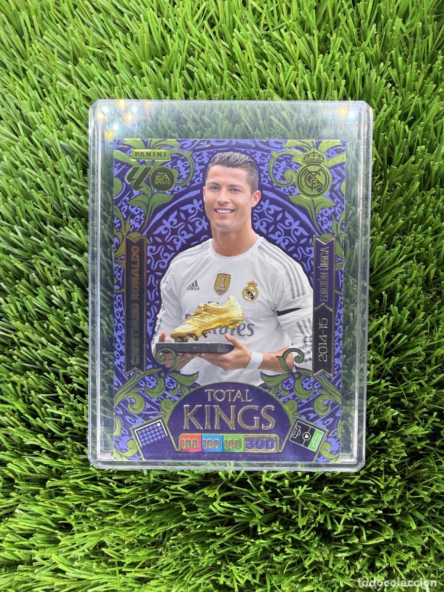 Cromos de f&uacute;tbol: Cristiano Ronaldo 2014-15 Total Kings Real Madrid CF Adrenalyn XL 25 26
