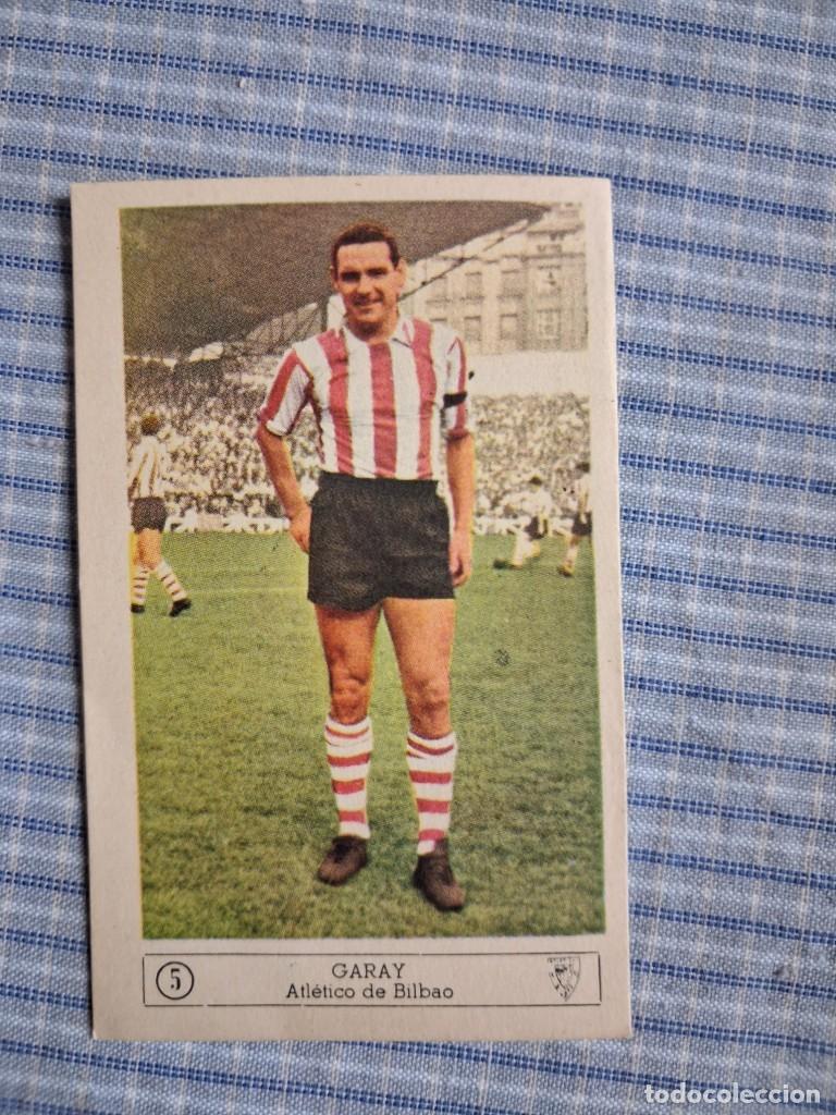 Cromos de f&uacute;tbol: Cromo Liga 1959 1960. Garay. Atl&eacute;tico de Bilbao. N&ordm; 5. Editorial Ferca. Sin uso. Ver imagen