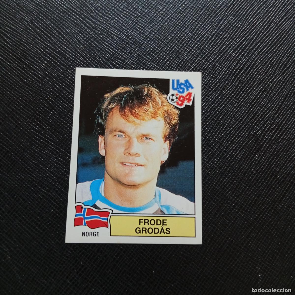 Cromos de f&uacute;tbol: 358 FRODE GRODAS NORUEGA PANINI MUNDIAL USA 94 CROMO FUTBOL 1994 - SIN PEGAR - A57 PG253