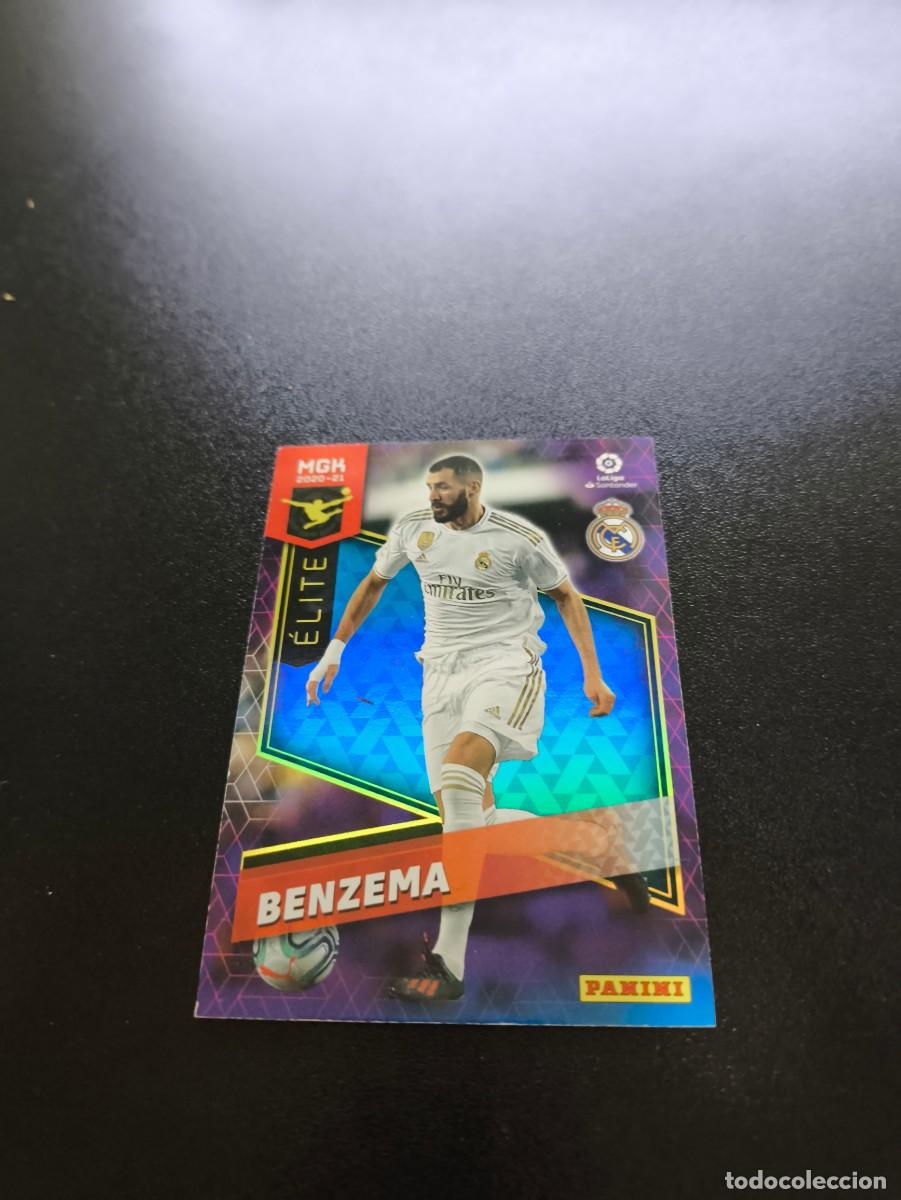 Cromos de f&uacute;tbol: 362 Karim Benzema REAL MADRID ELITE PANINI LIGA MEGACRACKS MGK 2020 2021 20 21 NO ESTE ADRENALYN