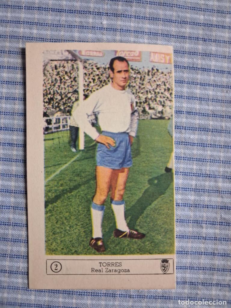 Cromos de f&uacute;tbol: Cromo Liga 1959 1960. Torres. Real Zaragoza. N&ordm; 2. Editorial Ferca. Sin uso. Ver imagen