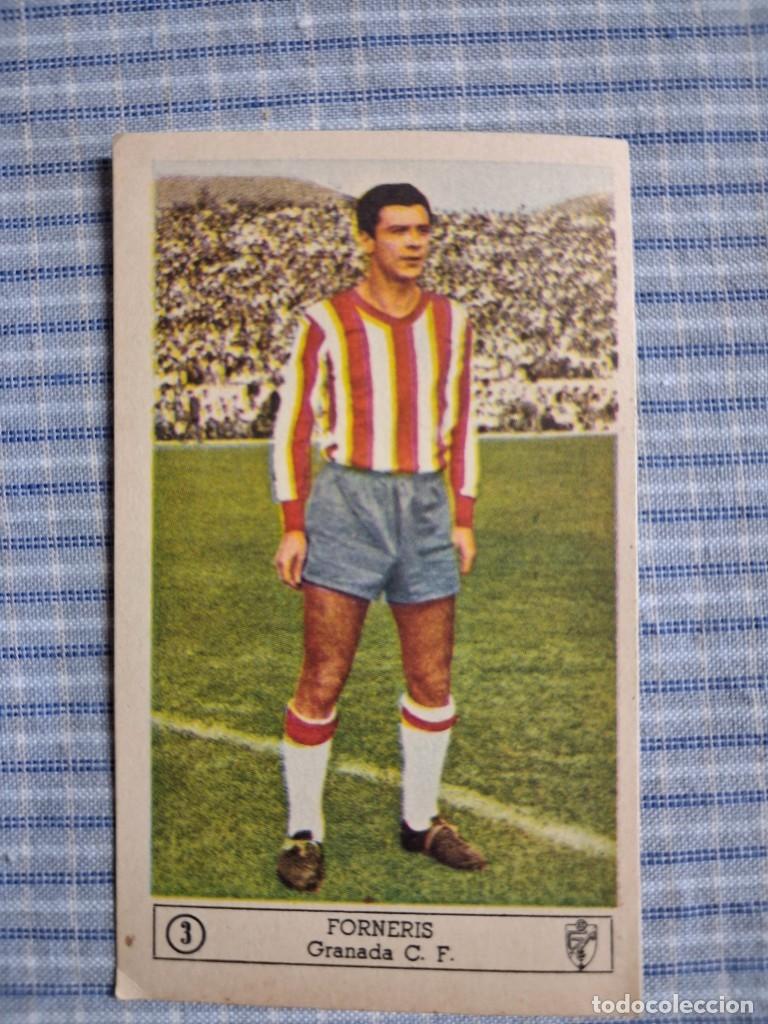 Cromos de f&uacute;tbol: Cromo Liga 1959 1960. Forneris. Granada C.F. N&ordm; 3. Editorial Ferca. Sin uso. Ver imagen