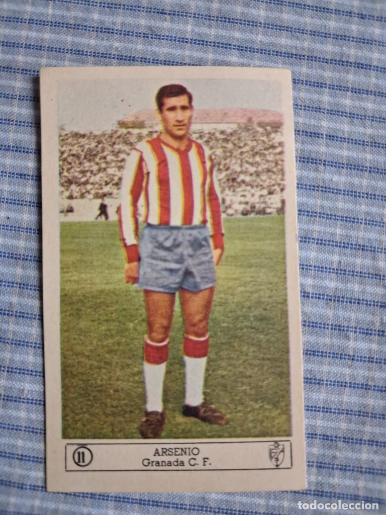 Cromos de f&uacute;tbol: Cromo Liga 1959 1960. Arsenio. Granada C.F. N&ordm; 11. Editorial Ferca. Sin uso. Ver imagen.