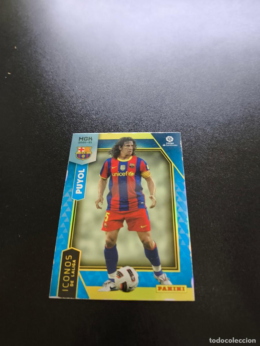 Cromos de f&uacute;tbol: 404 Carles Puyol BARCELONA ICONOS PANINI LIGA MEGACRACKS MGK 2020 2021 20 21 NO ESTE