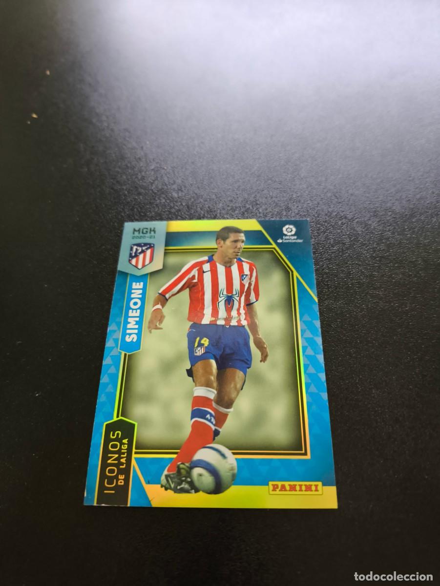 Figurine di Calcio: 408 Diego Simeone ATLETICO DE MADRID ICONOS PANINI LIGA MEGACRACKS MGK 2020 2021 20 21 NO ESTE