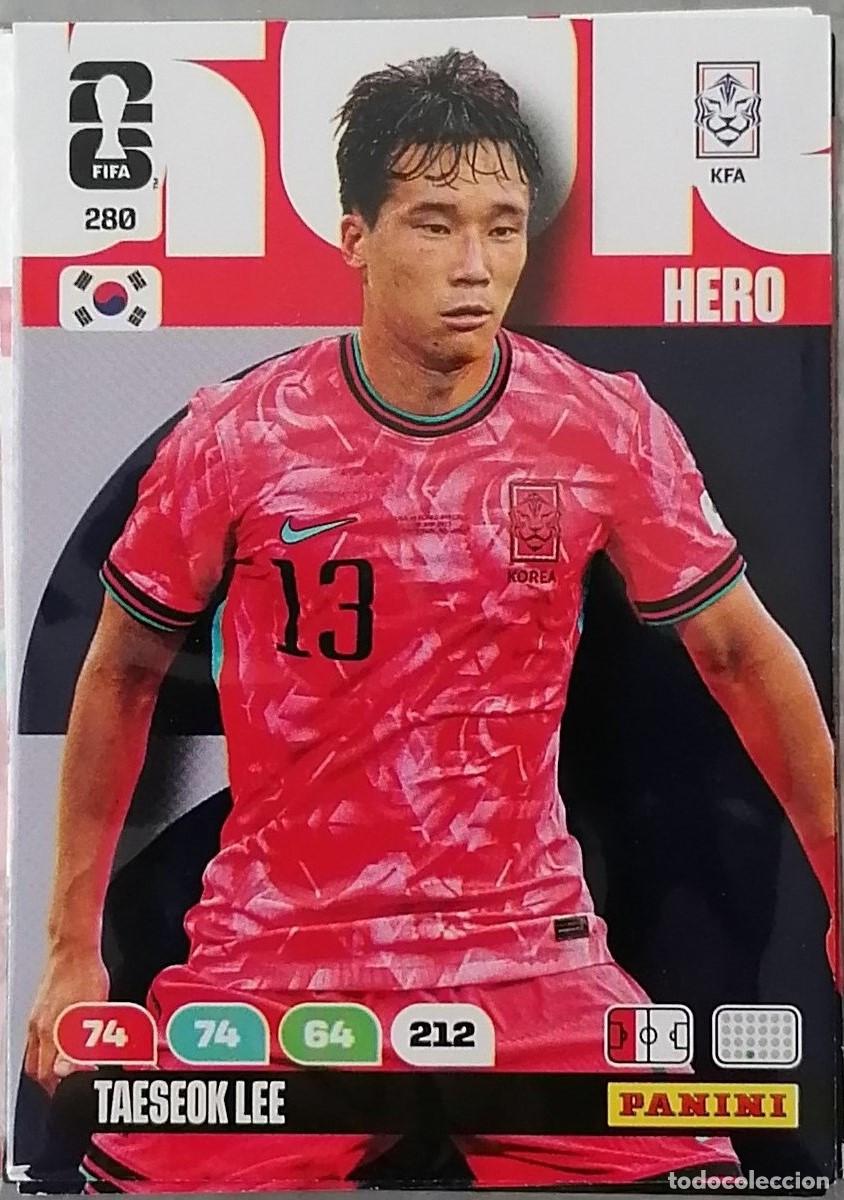 Figurine di Calcio: 280 TAESEOK LEE Hero World Cup 2026 Adrenalyn XL Panini