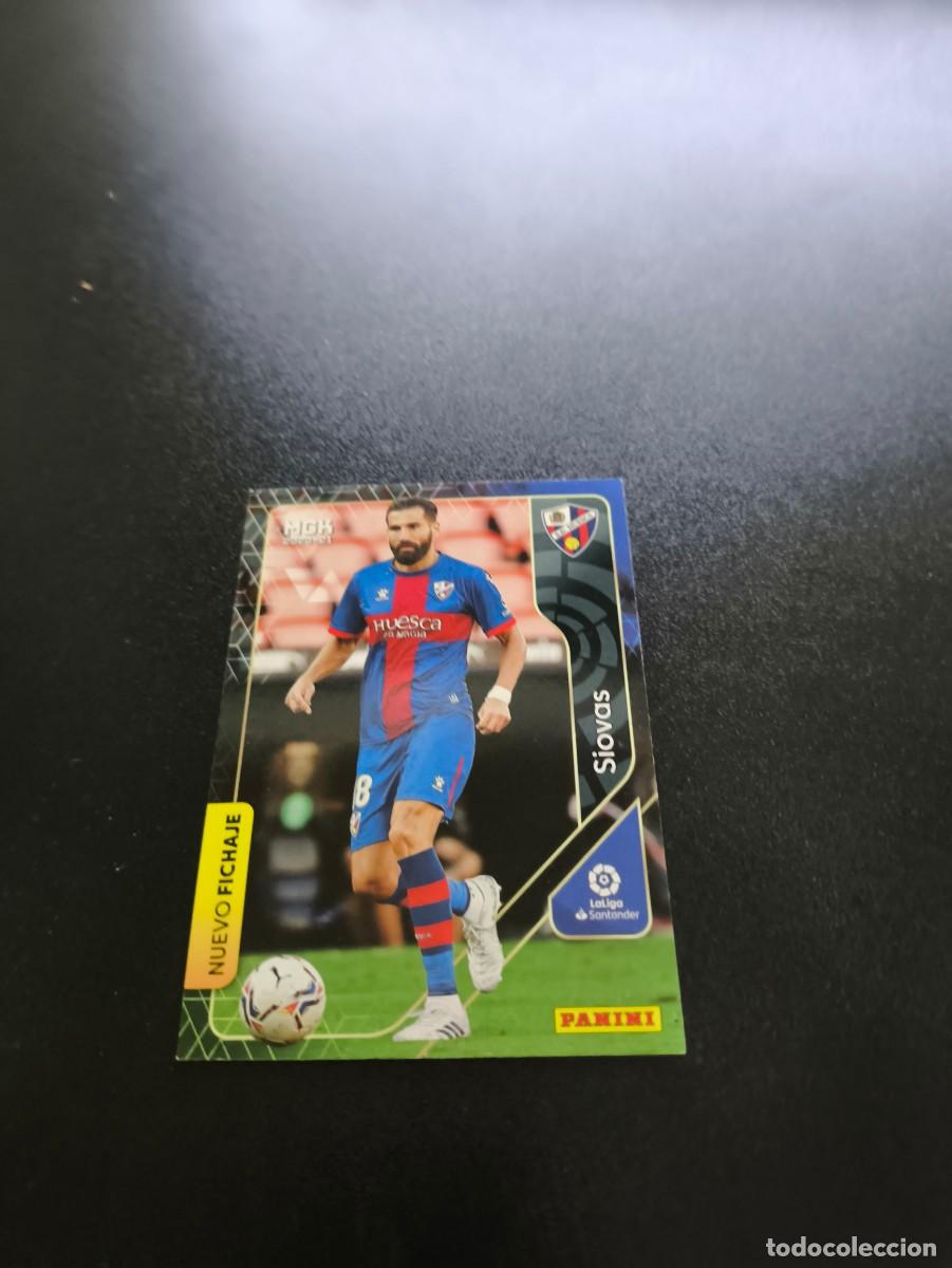 Cromos de f&uacute;tbol: 442 Siovas HUESCA NUEVO FICHAJE PANINI LIGA MEGACRACKS MGK 2020 2021 20 21 NO ESTE