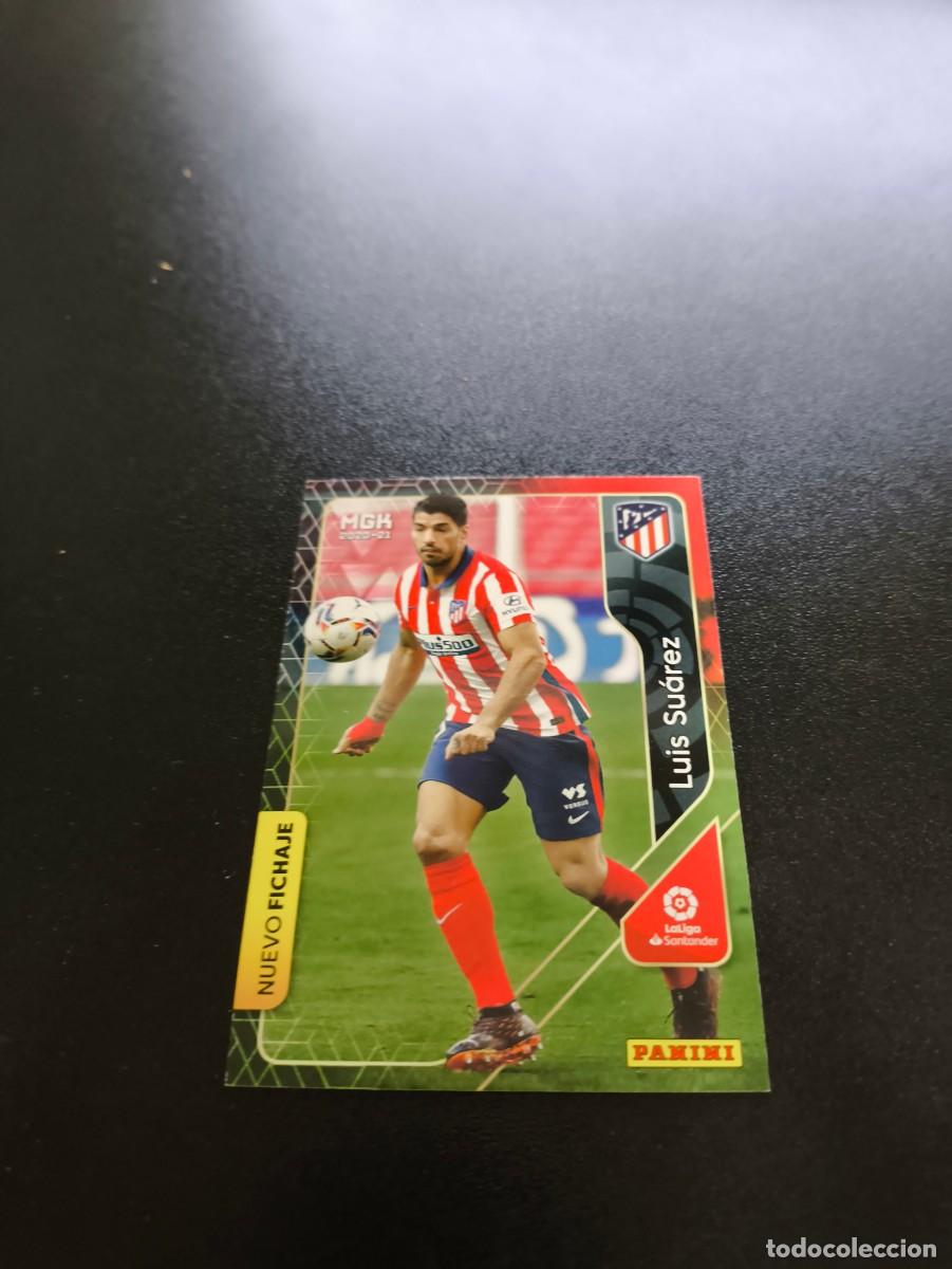 Cromos de f&uacute;tbol: 444 Luis Su&aacute;rez ATLETICO DE MADRID NUEVO FICHAJE PANINI LIGA MEGACRACKS MGK 2020 2021 20 21 NO ESTE