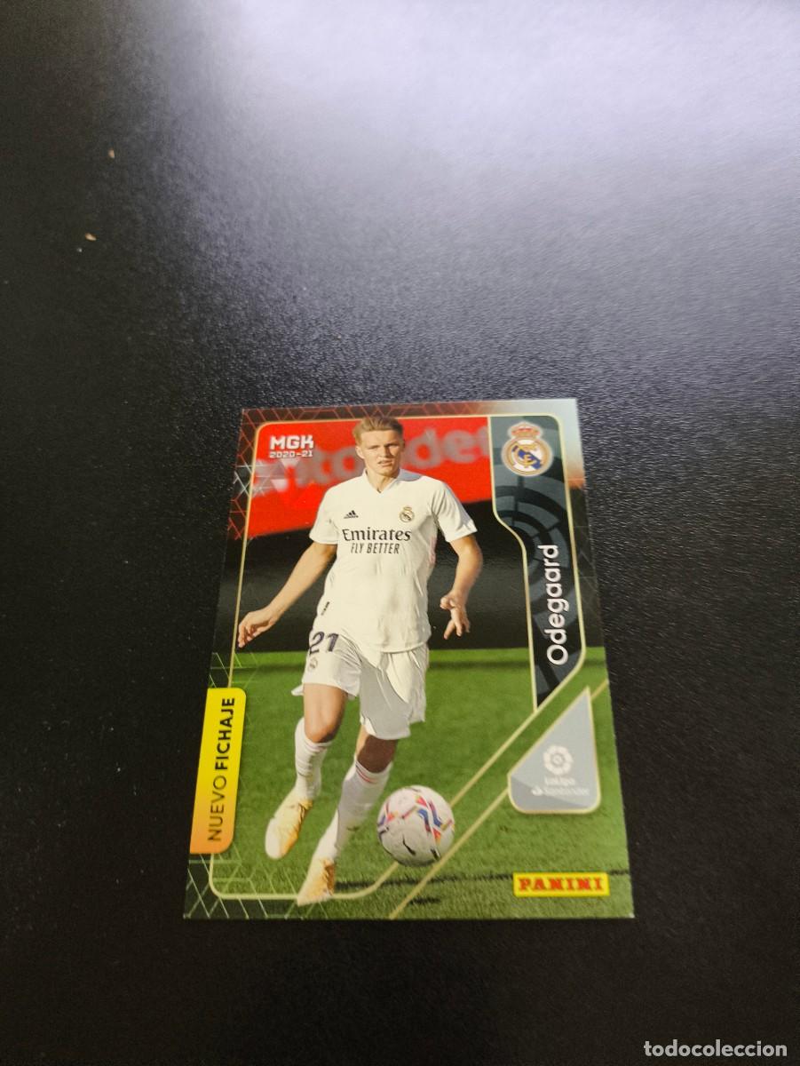 Cromos de f&uacute;tbol: 448 Martin Odegaard REAL MADRID NUEVO FICHAJE PANINI LIGA MEGACRACKS MGK 2020 2021 20 21 NO ESTE
