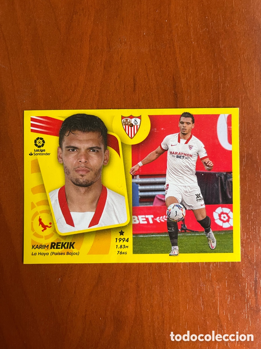 Cromos de f&uacute;tbol: REKIK 10 BIS COLOCA SEVILLA FC 2021 2022 LIGA ESTE 21 22 PANINI NUNCA PEGADO