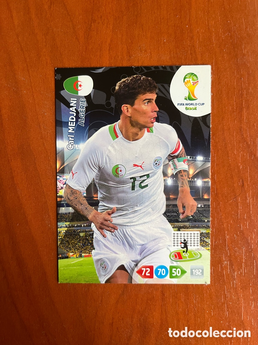 Cromos de f&uacute;tbol: CARL MEDJANI ALGERIA ALGERIE PANINI ADRENALYN XL WORLD CUP MUNDIAL BRASIL 2014