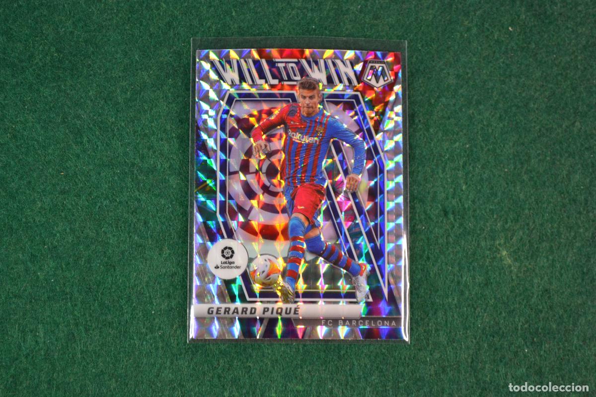 Cromos de f&uacute;tbol: PANINI MOSAIC LA LIGA 2021-22 - 10 GERARD PIQUE (FC BARCELONA) INSERT WILL TO WIN PARALELA PRIZM