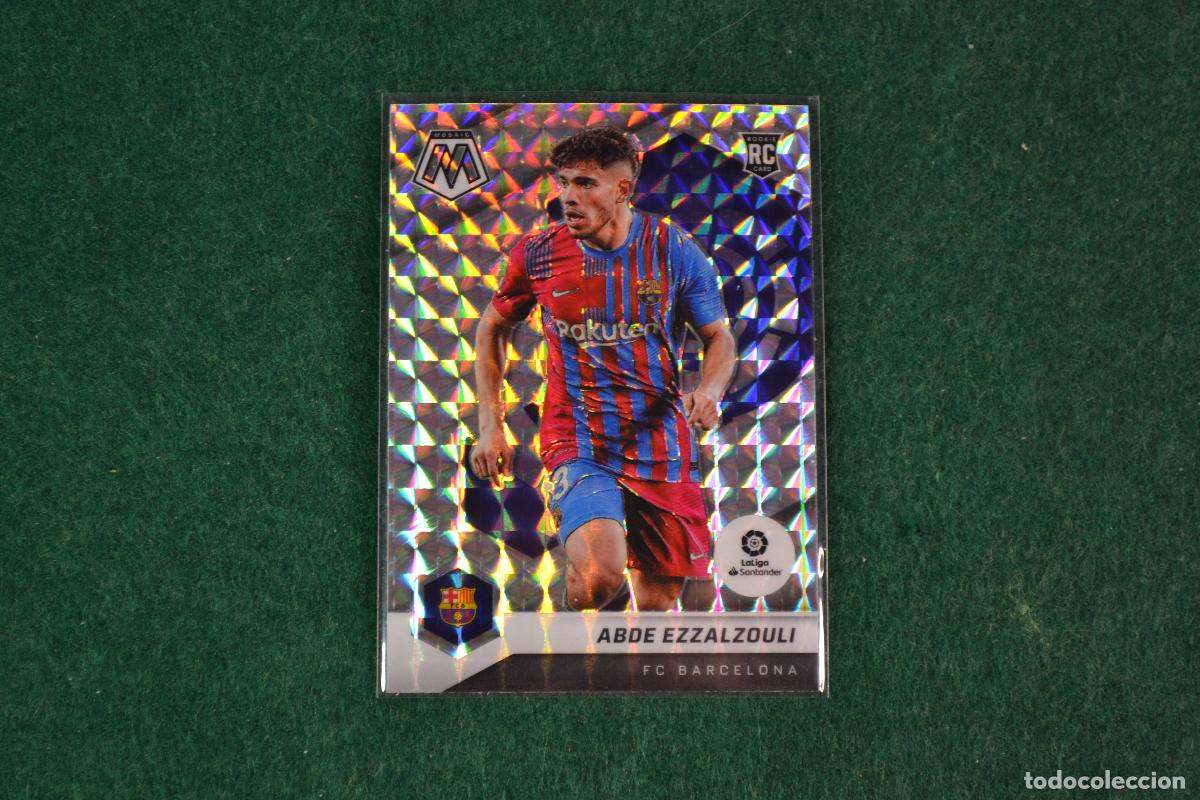 Cromos de f&uacute;tbol: PANINI MOSAIC LA LIGA 2021-22 - 46 ABDE EZZALZOULI (FC BARCELONA) PARALELA PRIZM