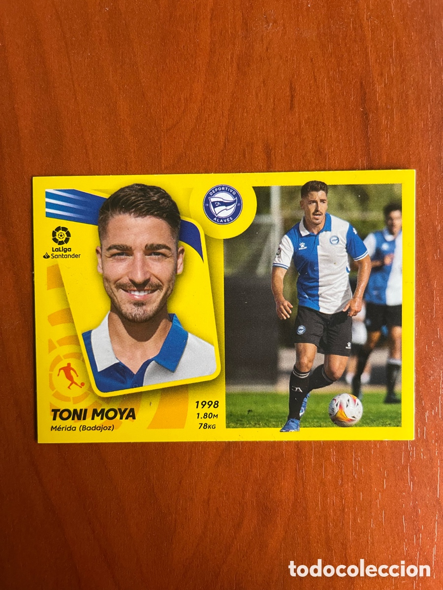 Cromos de f&uacute;tbol: TONI MOYA ALAV&Eacute;S LIGA DEL ESTE 2021 2022 21 22 COLOCA N&deg; 14 BIS NUNCA PEGADO