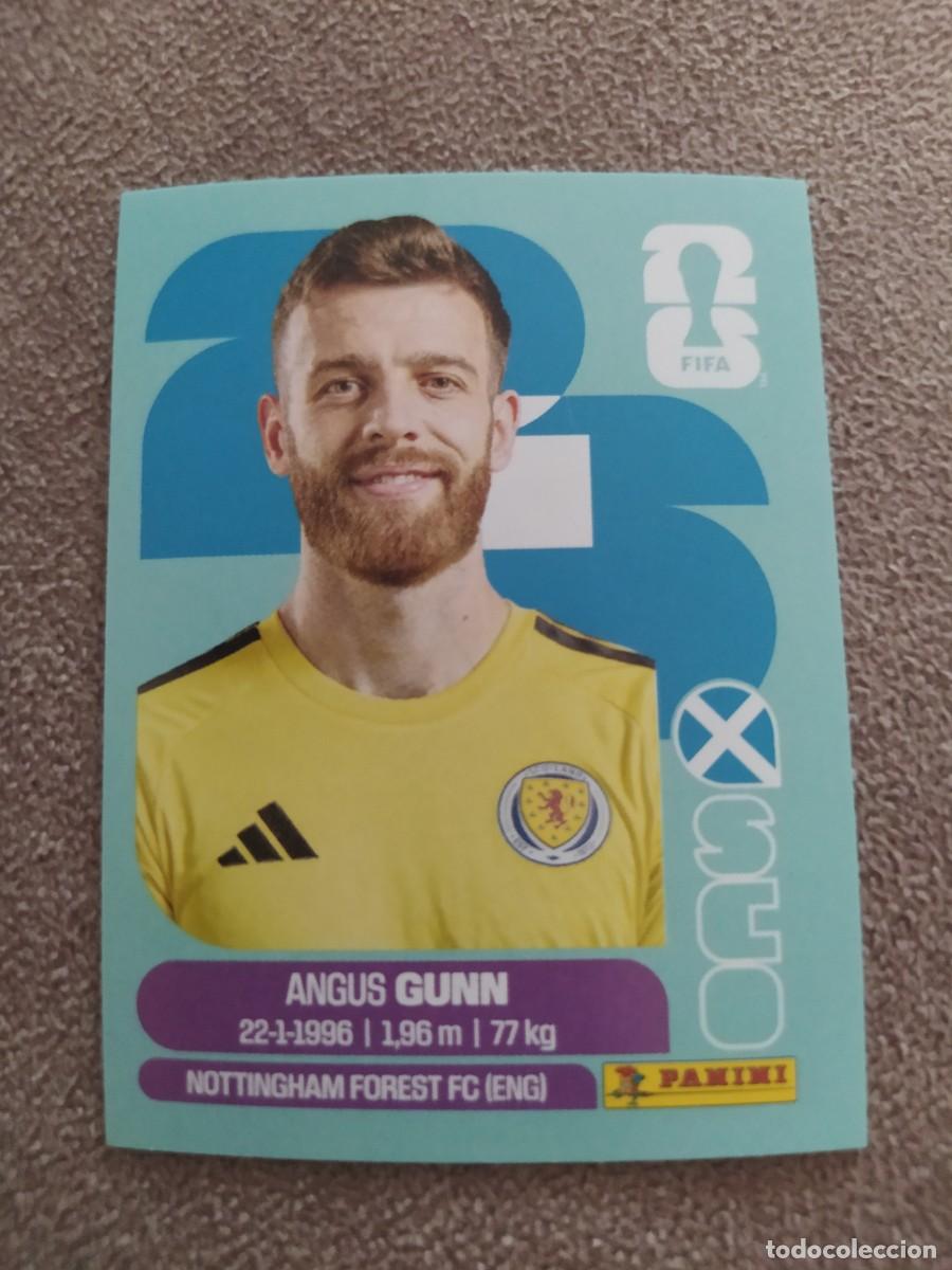 Cromos de f&uacute;tbol: SCO 02 Angus GUNN 2 Escocia mundial 2026 panini