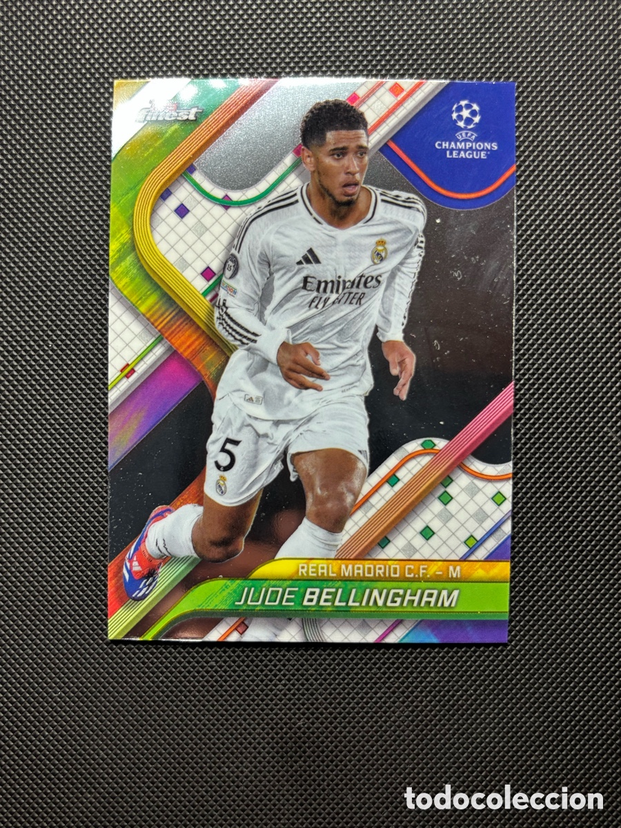 Cromos de f&uacute;tbol: CARD JUDE BELLINGHAM TOPPS FINEST