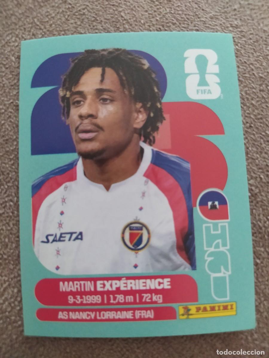 Cromos de f&uacute;tbol: HAI 04 Mart&iacute;n EXPERIENCE 4 Haiti mundial 2026 panini