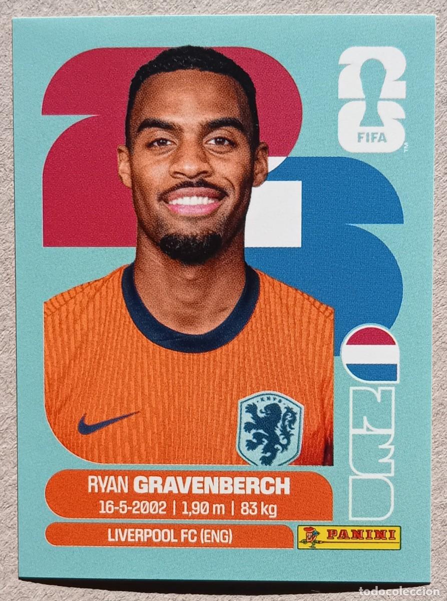 Cromos de f&uacute;tbol: Figurina Panini 2026 Cromo World Cup Usa Mundial 2026 Ryan Gravenberch Netherlands n NED 11