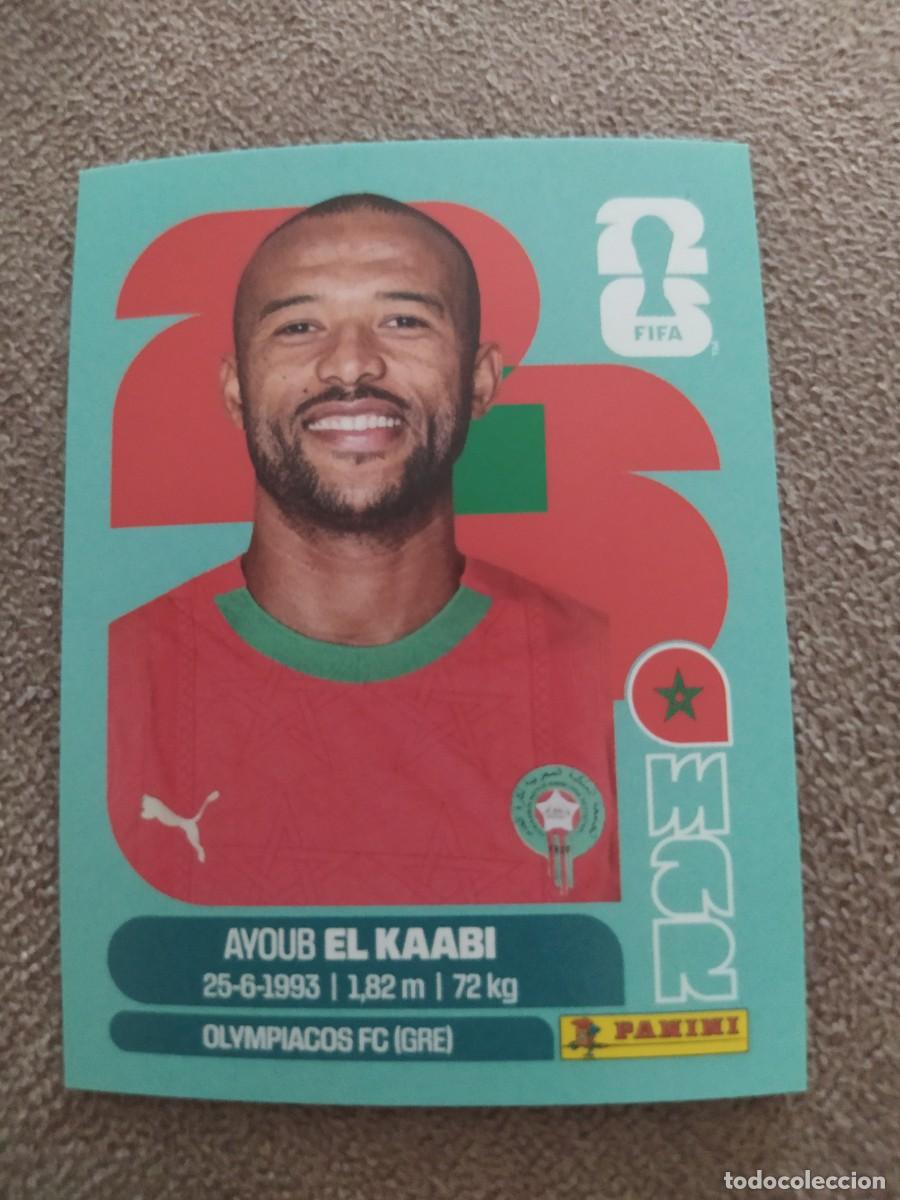 Cromos de f&uacute;tbol: MAR 20 Ayoub EL KAABI Marruecos mundial 2026 panini