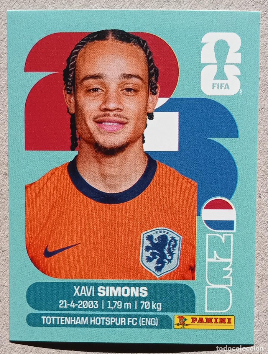 Cromos de f&uacute;tbol: Figurina Panini 2026 Cromo World Cup Usa Mundial 2026 Xavi Simons Netherlands n NED 15