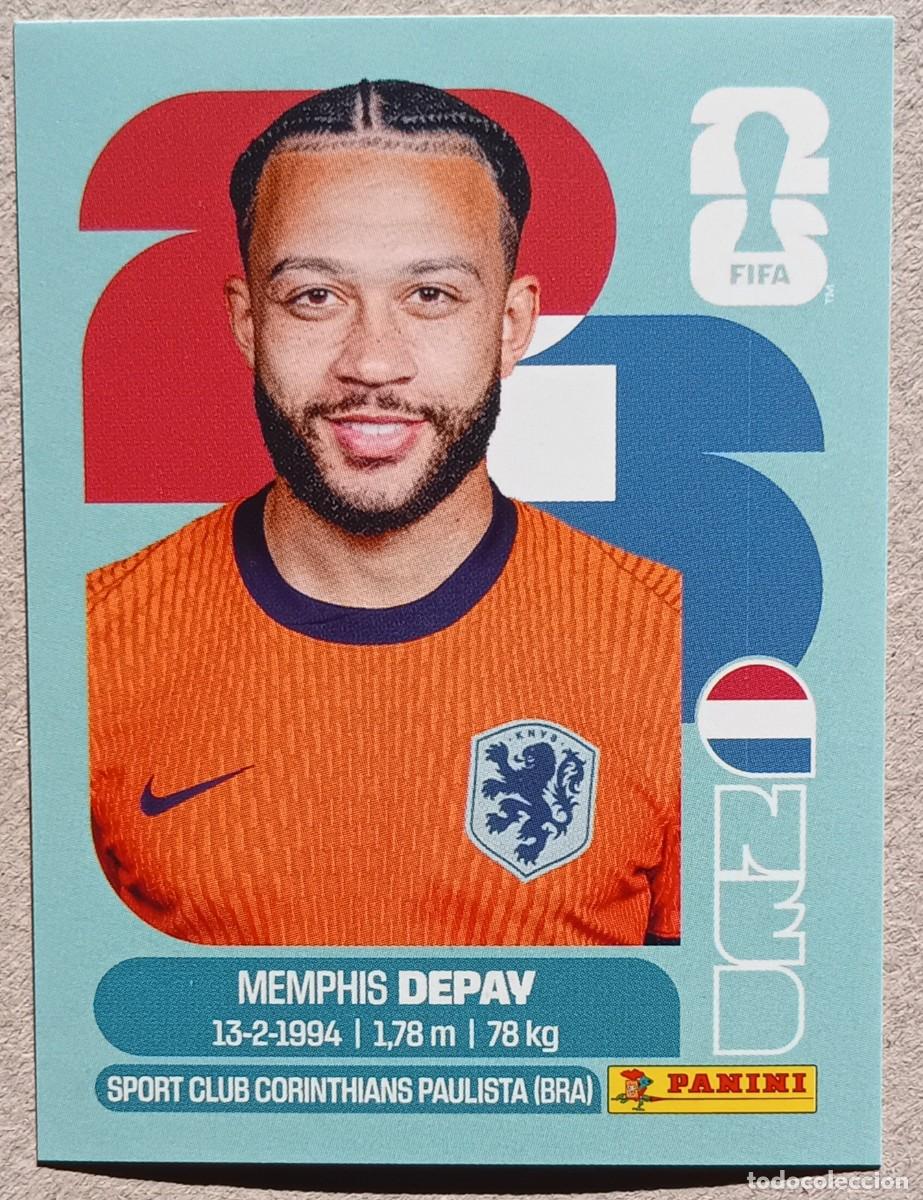 Cromos de f&uacute;tbol: Figurina Panini 2026 Cromo World Cup Usa Mundial 2026 Memphis Depay Netherlands n NED 17