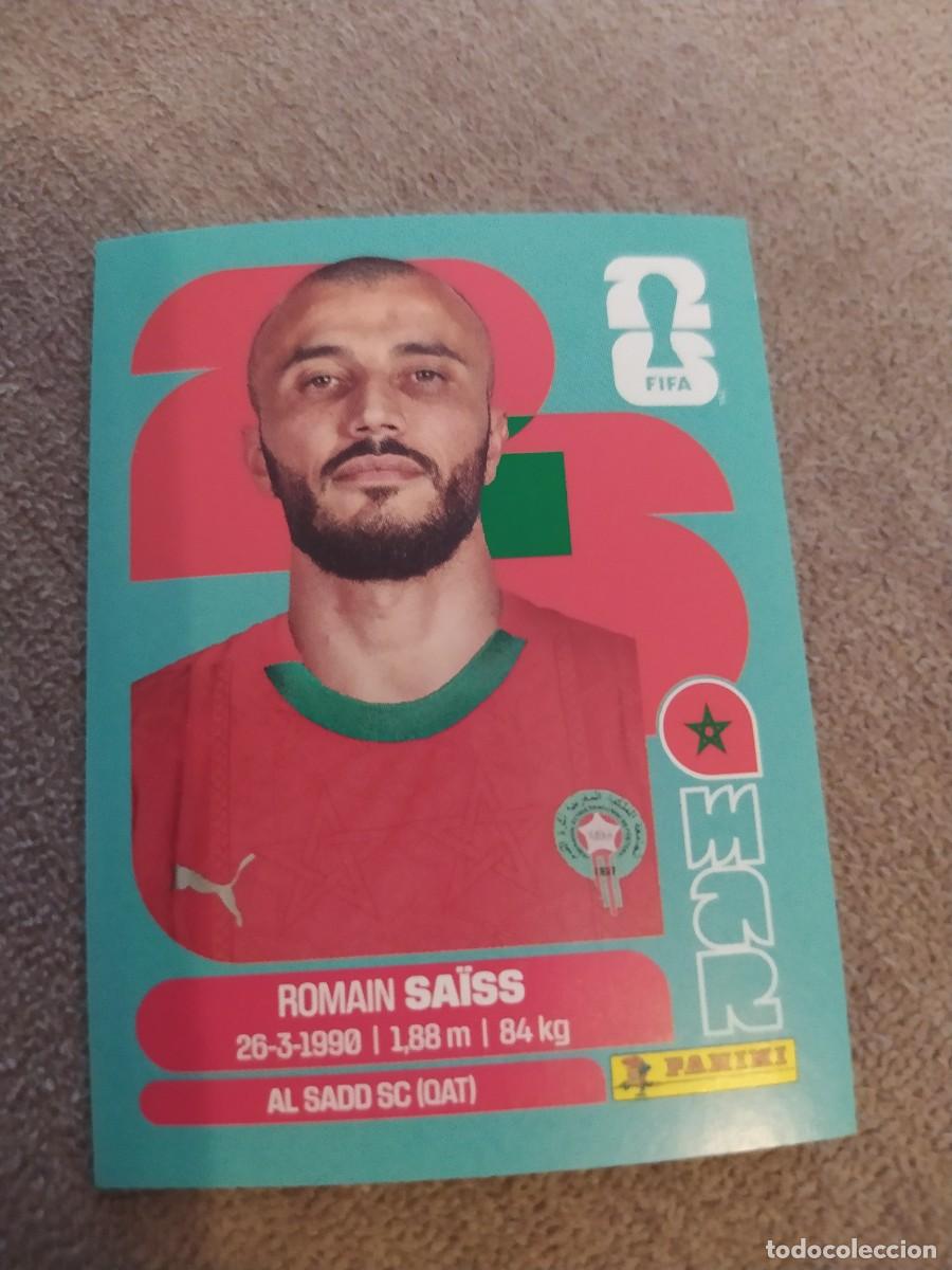 Cromos de f&uacute;tbol: MAR 07 Romain SAISS 7 Marruecos mundial 2026 panini